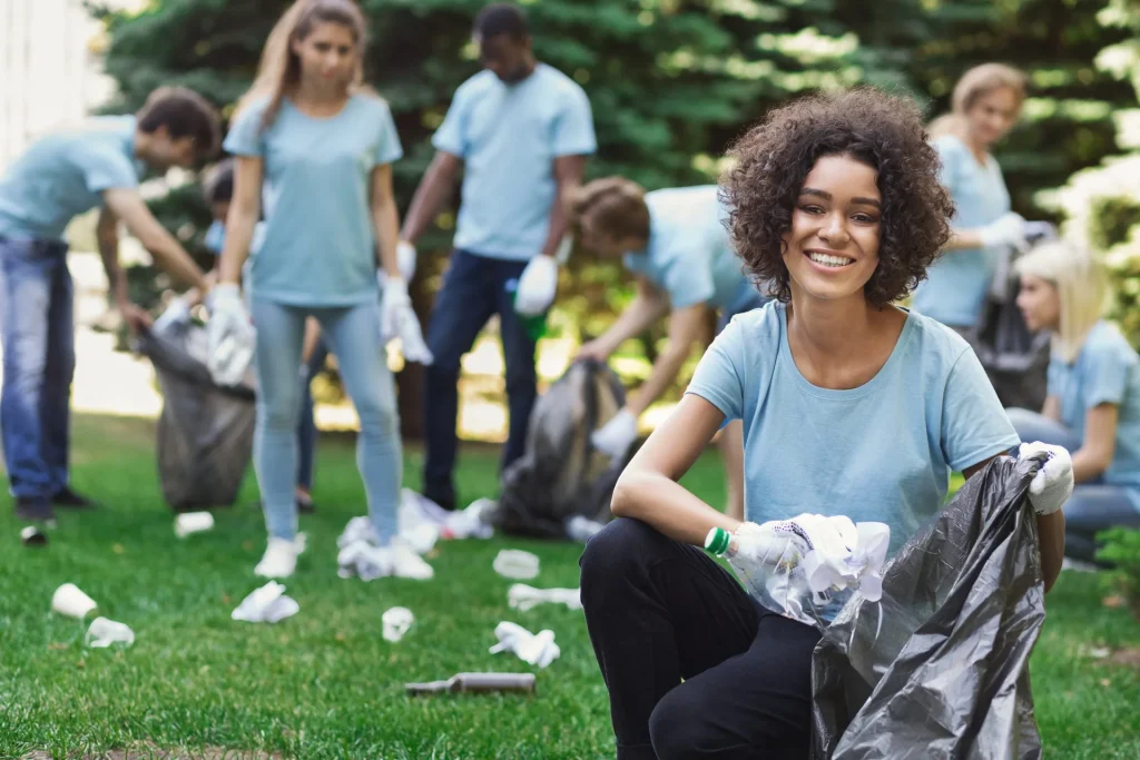 Volunteering-charity-and-clean-environment-concept