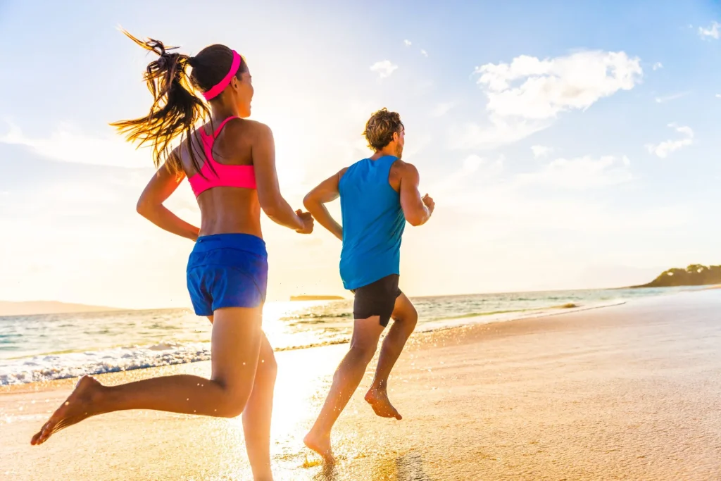runners-fitness-couple-running-training-on