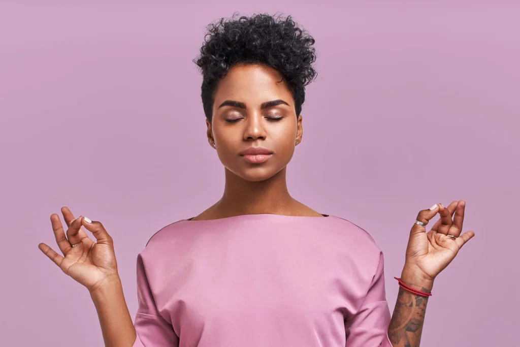 calm-woman-relaxing-meditating-no-stress