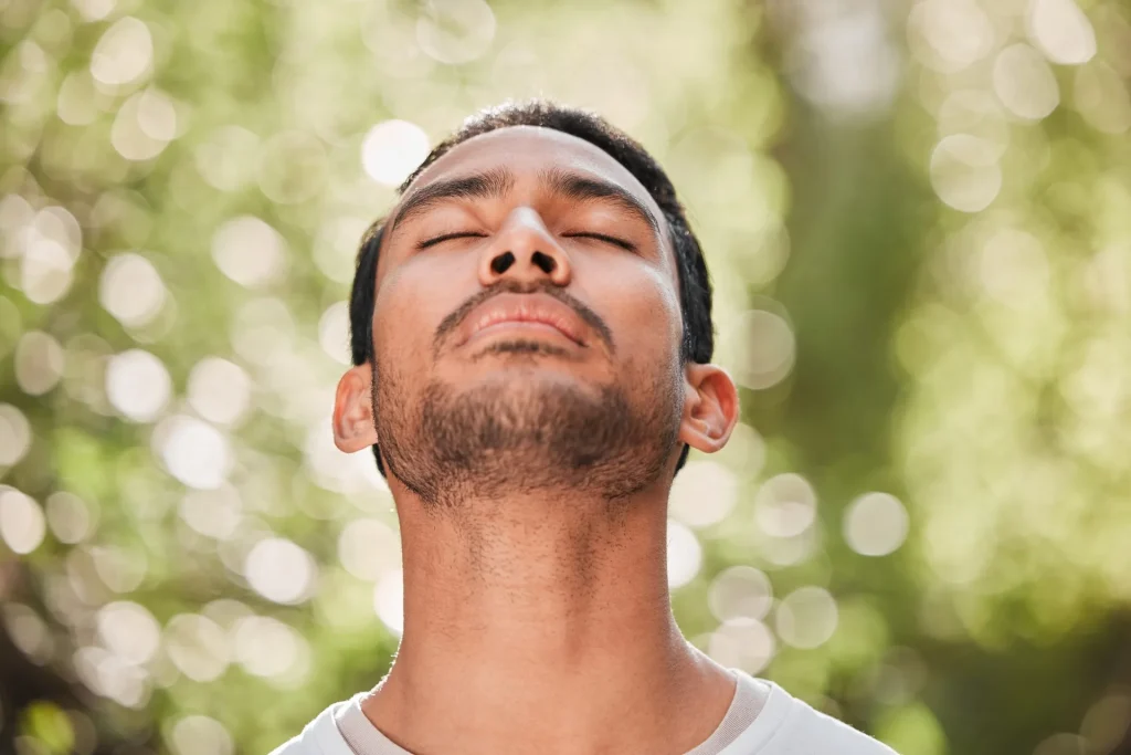 man-breathing-relax-peace-nature-exercise