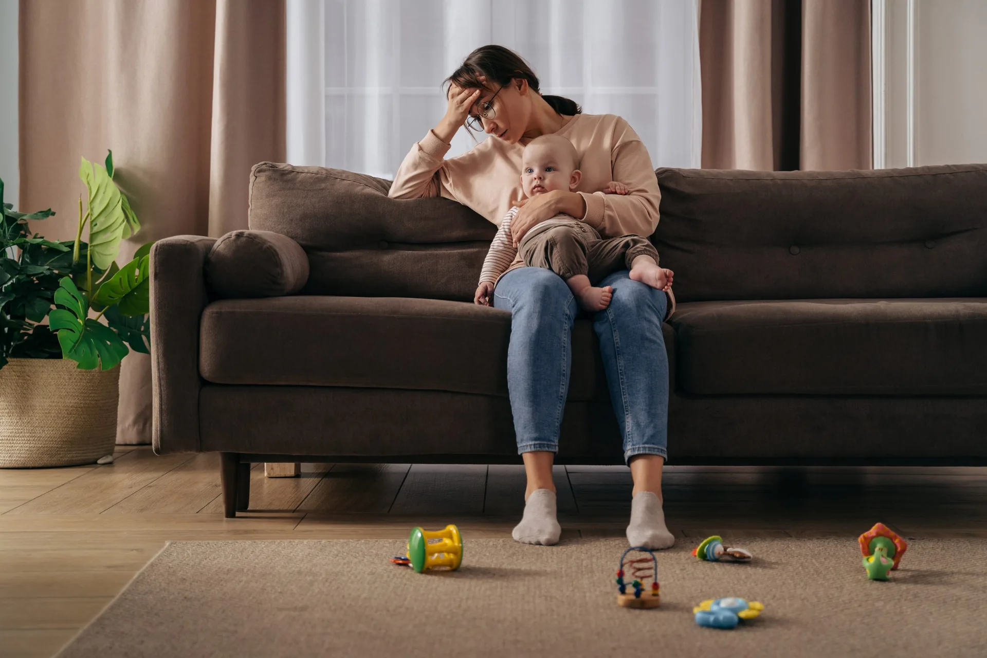 postnatal-depression-stressful-motherhood-concept-exhausted