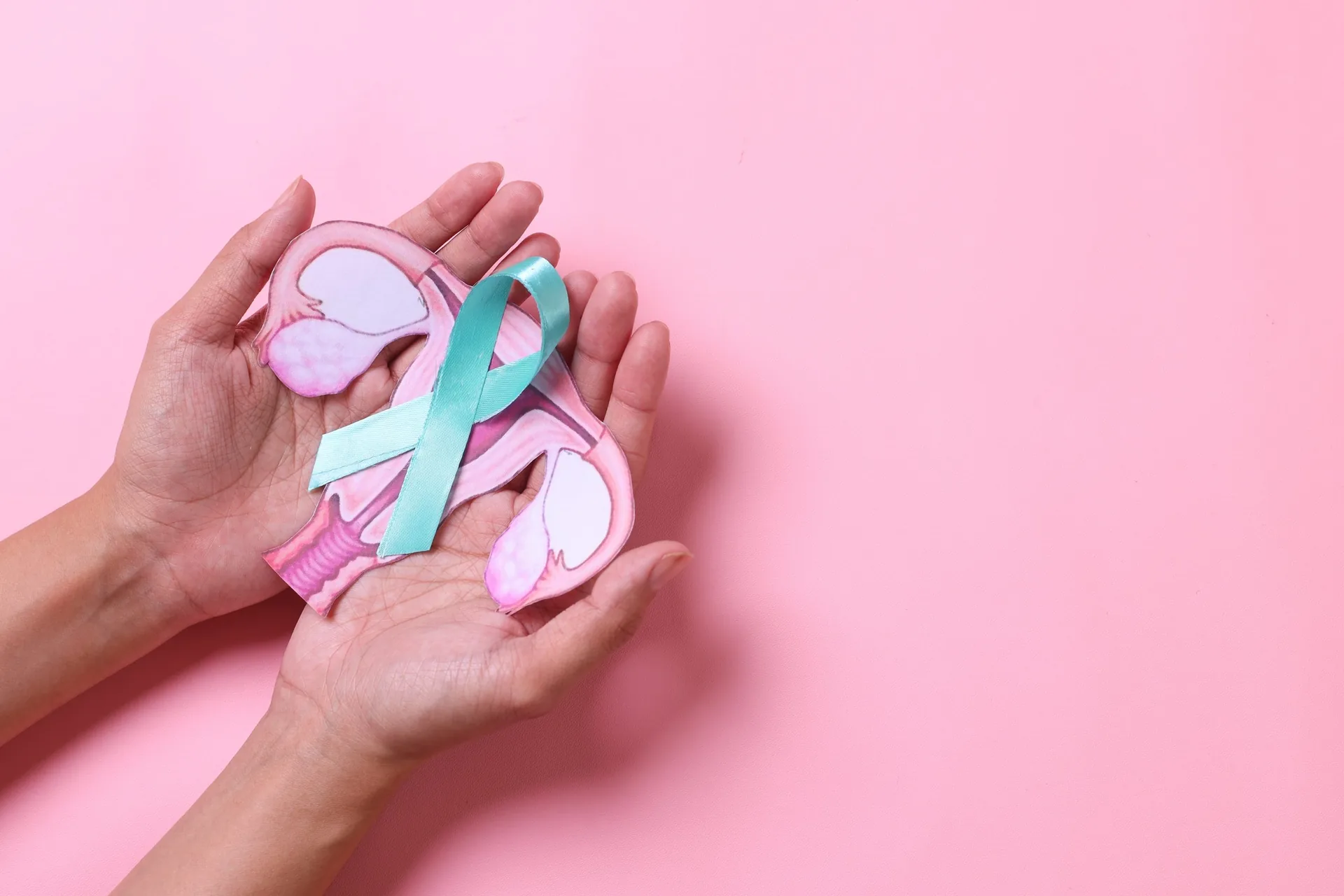 teal-awareness-ribbon-cervix-shape-on