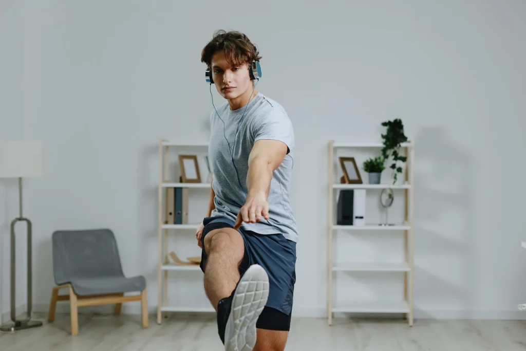 man-sport-headphone-home-indoor-activity