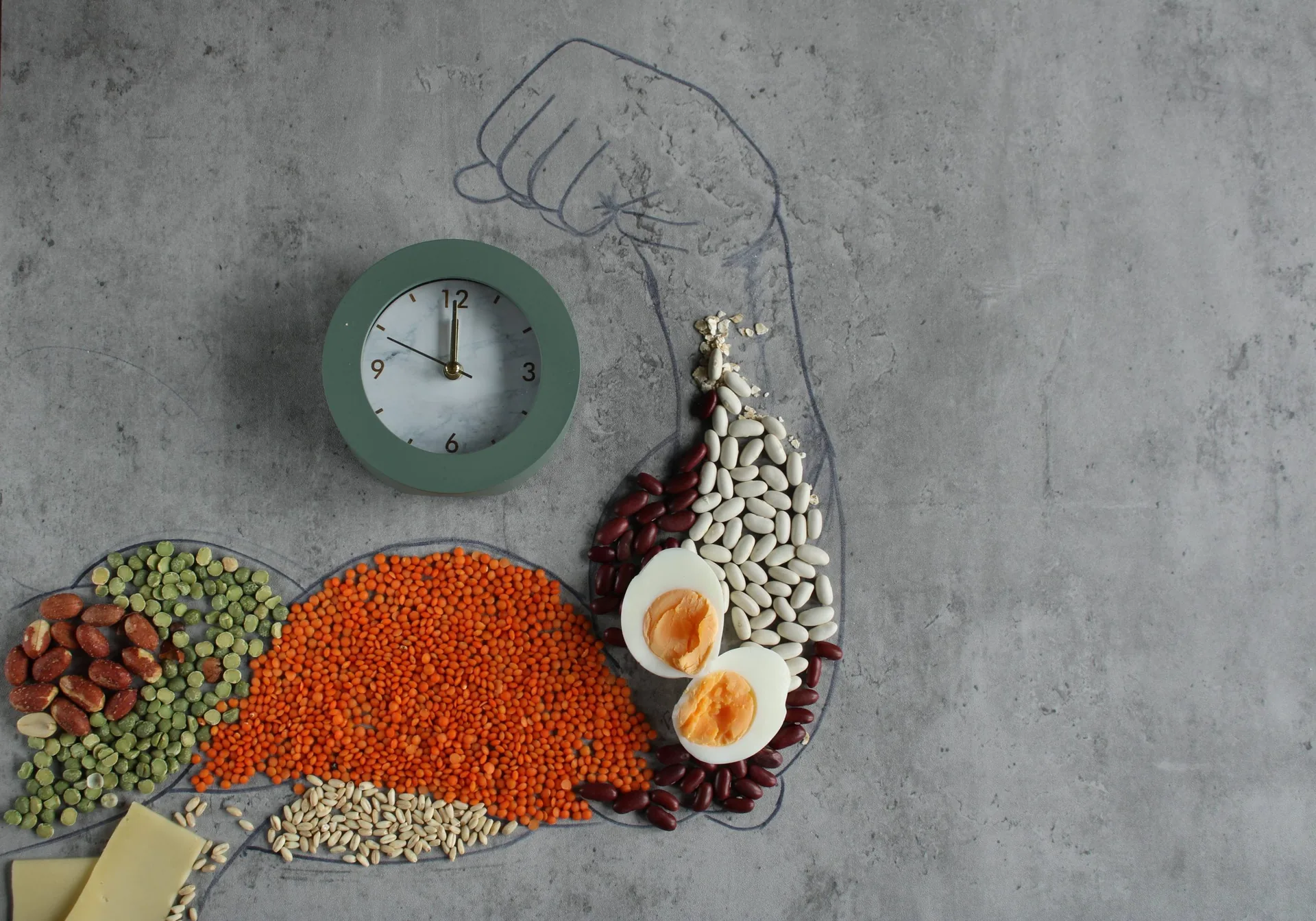 Clock,Diet,Muscles,Bodybuilder,Food,Protein,Metabolic,Intermittent,Fasting,Weight